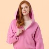 Blogilates Women's Marshmallow Full Zip Hooded Sweatshirt - 4 of 4
