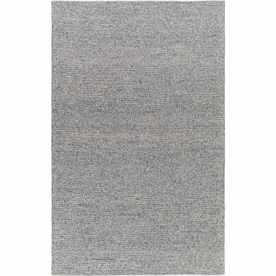 Hauteloom Alyra Light Blue Solid Wool Rug