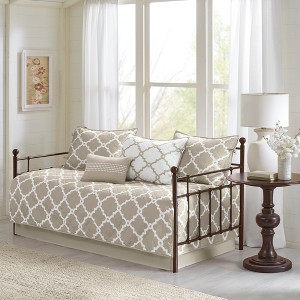 Taupe Becker Reversible Daybed Set 6pc, Brown
