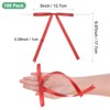 Unique Bargains Polyester Craft DIY Decorative Ribbon Twist Tie Bows 7x5" 100 Pcs - 3 of 4
