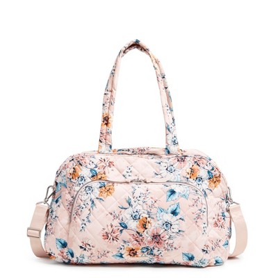 Vera Bradley Women's Cotton Grand Weekender Travel Bag Sea Air Floral :  Target