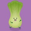 Girl's Design By Humans Cute baby bok choy cartoon illustration By thefrogfactory T-Shirt - 2 of 3