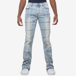 RAW X Men's Stacked 36 Inches Box Panel Denim Jeans - 1 of 4