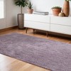 HomeRoots 8' X 11' Purple Shag Hand Tufted Area Rug - 2 of 4