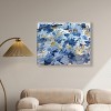 Art Remedy Gold over Blue Blue Abstract Wall Art Framed - 2 of 4
