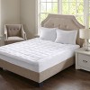 Infurnic Mattresses Overfilled Plush Soft Hypoallergenic Down Alternative Waterproof Mattress Pad for Comfortable Sleep, White, 75"*39"*0.8" - 2 of 4