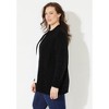 Catherines Women's Plus Size Cozy Chenille Zip Cardigan - 4 of 4