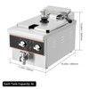 COZONY Dual Tank Deep Fryer, Stainless Steel Countertop Fryer with Oil Drain 30 Min Timer Rotary Head - 4 of 4