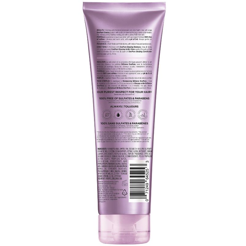 L&#39;Oreal Paris EverPure Sulfate-Free pH Balanced Glossing Shampoo - 8.5 fl oz, 3 of 14