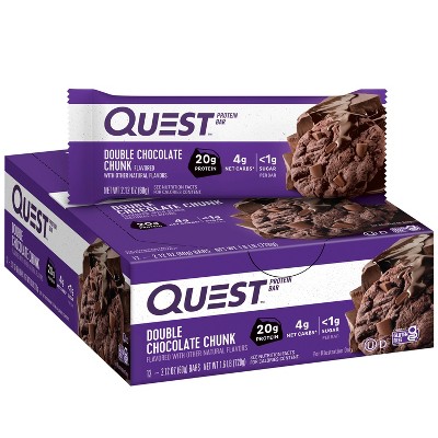 Quest Nutrition Protein Bar - Double Chocolate Chunk - 12ct : Target