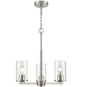 Millennium Lighting Verlana 3 - Light Chandelier in  Brushed Nickel - 1 of 3