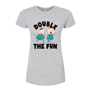 Women's - Rugrats - Double the Fun Fitted Graphic T-Shirt - 1 of 4