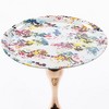 NicBex Mermaid Tail Round End Table Living Room, Metal Pedestal Side Table with Tray Top, Modern Bedroom Nightstand, Small Coffee Table, Small Table - 4 of 4