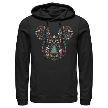 Men's Mickey & Friends Christmas Silhouette Pull Over Hoodie