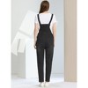 INSPIRE CHIC Women's Casual Adjustable Denim Bib Long Overalls Jeans Pants Jumpsuits - 4 of 4