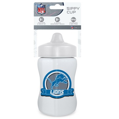 NFL Detroit Lions Legend 16 oz Coffee Mug and Born A Fan 6 oz Sippy Cup  with lids 