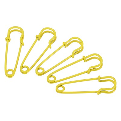 Unique Bargains Metal Blankets Crafts Brooch Making Home Sewing Large Safety Pins 24 Pcs