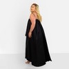 Rebdolls Women's Adrienne Hi Lo Maxi Shift Dress W. Train - 3 of 4
