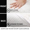 Deconovo Plush Chenille Bath Rug Non-Slip, Washable Comfort Mat - 3 of 4
