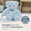 Bearington Baby Light Blue Teddy Bear Plush, 10 Inch Blue Stuffed Animal - 2 of 4