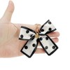 Unique Bargains Polka Dot Print Scarf Handbag Charm 1 Pc - 4 of 4