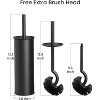 Toilet Brush and Holder Set with Curved Design, 304 Stai - 2 of 4