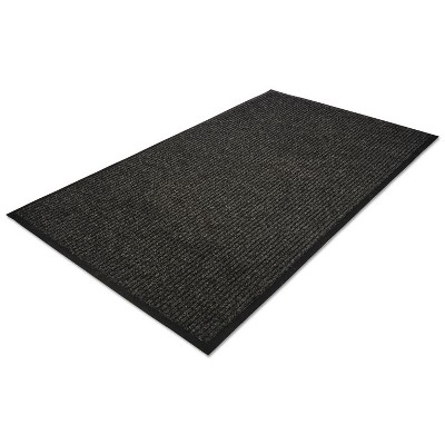 4'x6' Rectangle Solid Floor Mat Black,Gray - Guardian