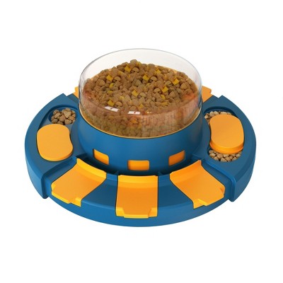 HOMLUX Interactive Dog Puzzle Toy 2-in-1 Slow Feeder & Treat Dispenser for Mental Stimulation & Boredom Relief