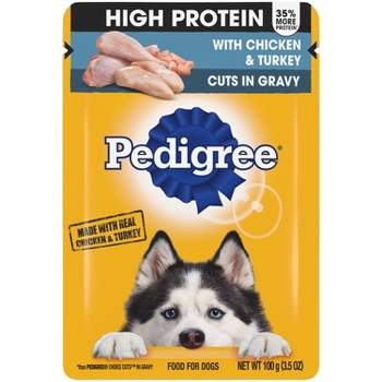 Pedigree High Protein Chicken and Turkey Adult Wet Dog Food - 3.5oz