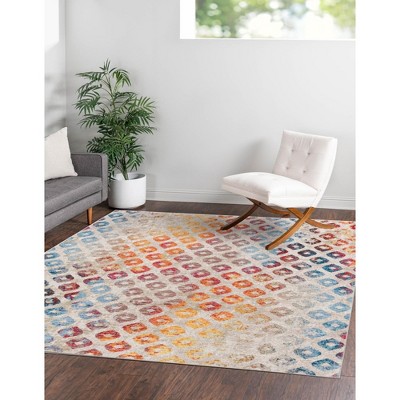 Unique Loom    Rainbow Spectral Area Rug