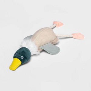 Bird Plush with Rope Dog Toy - M/L - Boots & Barkley™ - 1 of 3