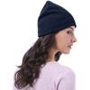 Soft Fleece Watch Cap Winter Warm Cozy Skull Hat, Black - Solaris - 4 of 4