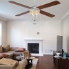 Bella Depot 52" Farmhouse Brown Wood Ceiling Fan 6-Speed Reversible Blades with Remote Control and Light Kit(Bulbs not Included) - 2 of 4