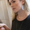 sanctuaire Stained Glass Circle Earrings Antique Gold - 2 of 2