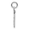 Black Bow Jewelry Sterling Silver, Varsity Collection, Small D/C Pendant, Number 50 - 2 of 4