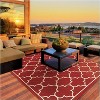 Oriental Weavers Meridian 1295R Red/ Ivory Indoor/Outdoor Area Rug - 5'3" x 7'6" - 3 of 3
