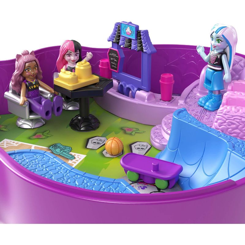 Polly Pocket Monster High Compact with 3 Micro Dolls &#38; 10 Accessories, 3 of 7