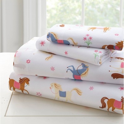 Twin Horses Microfiber Sheet Set - WildKin