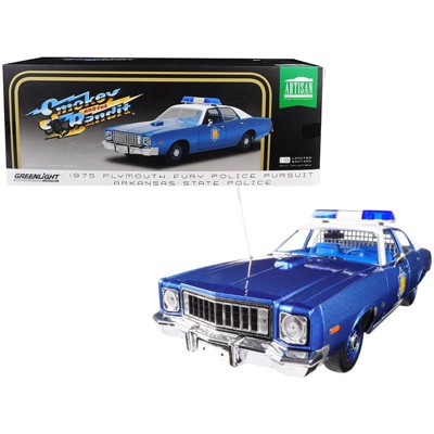 1975 Plymouth Fury Arkansas State Police "Smokey and The Bandit" (1977) Movie 1/18 Diecast Model Car by Greenlight