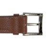 CrookhornDavis Men's Parma Buttercalf Grain Tubular Leather Dress Belt - 3 of 4