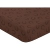 Sweet Jojo Designs Boy Baby Fitted Crib Sheet Wild West Cowboy Brown - 3 of 4