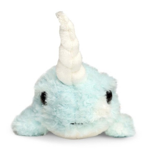 Blue narwhal stuffed animal deals