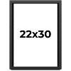 PosterPalooza | Flat Black Picture Frame - UV Acrylic, Foam Board Backing, Hanging Hardware - 2 of 4