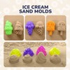 41 Pcs Beach Toys Collapsible Sand Toys with Silicone Bucket Shovels & Sand Castle Building Kit Molds, Sandbox Toy Travel - 3 of 4