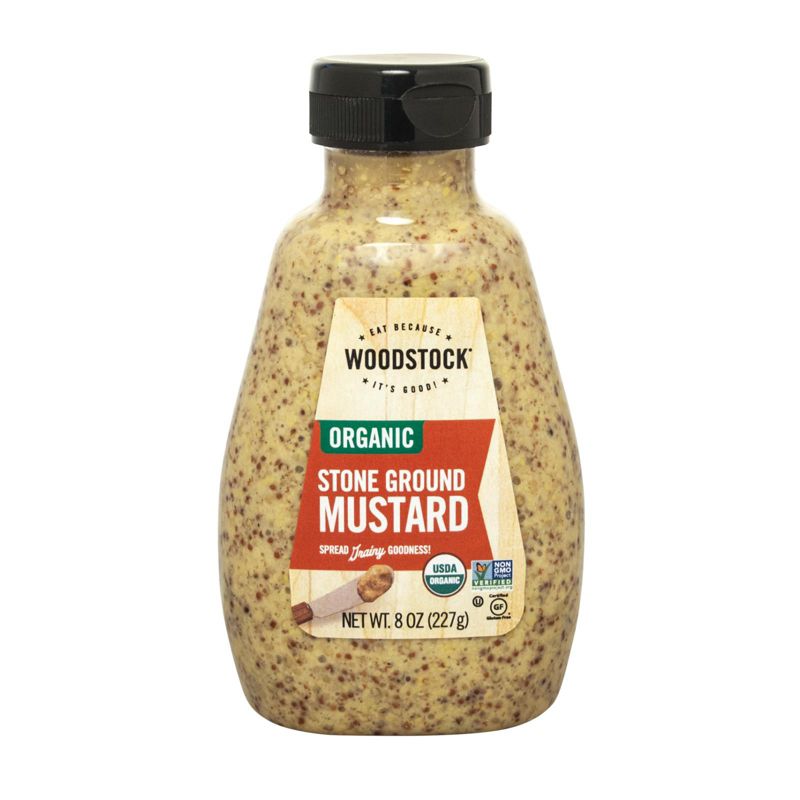 Woodstock Organic Stone Ground Mustard - Case of 12/8 oz, 2 of 8