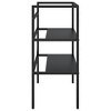vidaXL Bathroom Washbasin Frame Black 31.1 in. x 15 in. x 32.7 in. Iron - 4 of 4