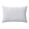16"x24" Oversized Puff Embroidery Lumbar Throw Pillow White/Gray - VCNY Home: Microfiber, Indoor Use, Zippered - 2 of 4