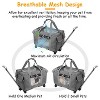 Cesicia Cat Dog Carrier with Wheels Airline Approved Rolling Pet Carrier with Telescopic Handle Shoulder Strap - 4 of 4
