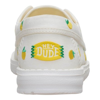 Обувь HEYDUDE Women Wendy Cru Embroidered , Egret/Multi, W7 — фото 5