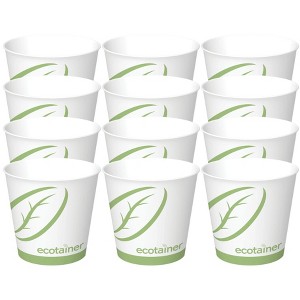 ecotainer 10 oz ectotainer Hot Cup Compostable PLA Lined Made in USA - 12 - 1 of 3